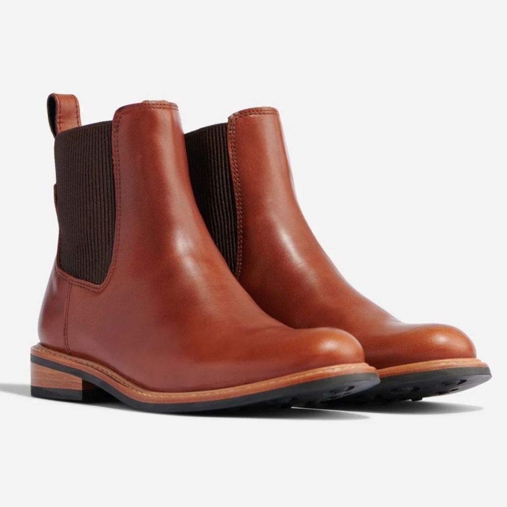 Women’s Brown Leather Chelsea Boots